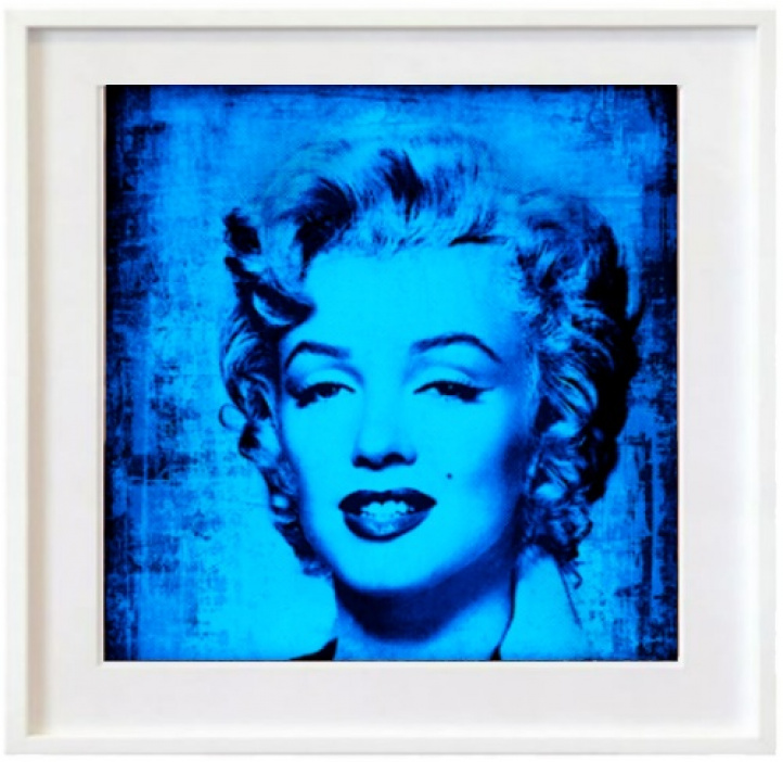 Hommage á Marilyn, blå i gruppen Konstgalleri / Nyheter hos NOA Gallery (100038_7585)