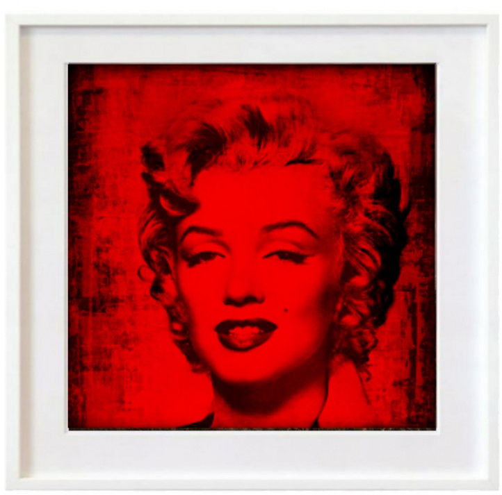 Hommage á Marilyn, röd i gruppen Konstgalleri / Teman / Pop Art hos NOA Gallery (100038_7586)
