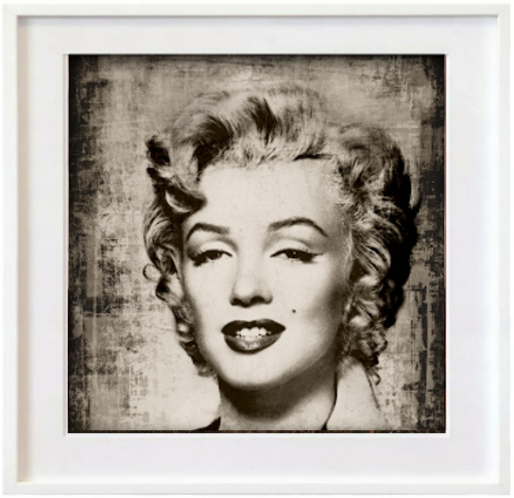 Hommage á Marilyn, grå i gruppen Konstgalleri / Nyheter hos NOA Gallery (100038_7588)