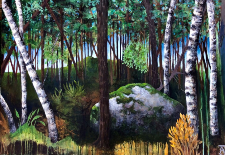Skogens skymning i gruppen Konstgalleri / Nyheter hos NOA Gallery (100132_1309)