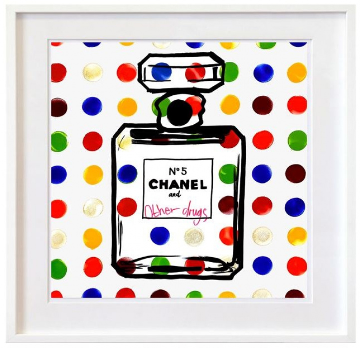 Chanel & other drugs, dots i gruppen Konstgalleri / Teman / Pop Art hos NOA Gallery (200227_2916)