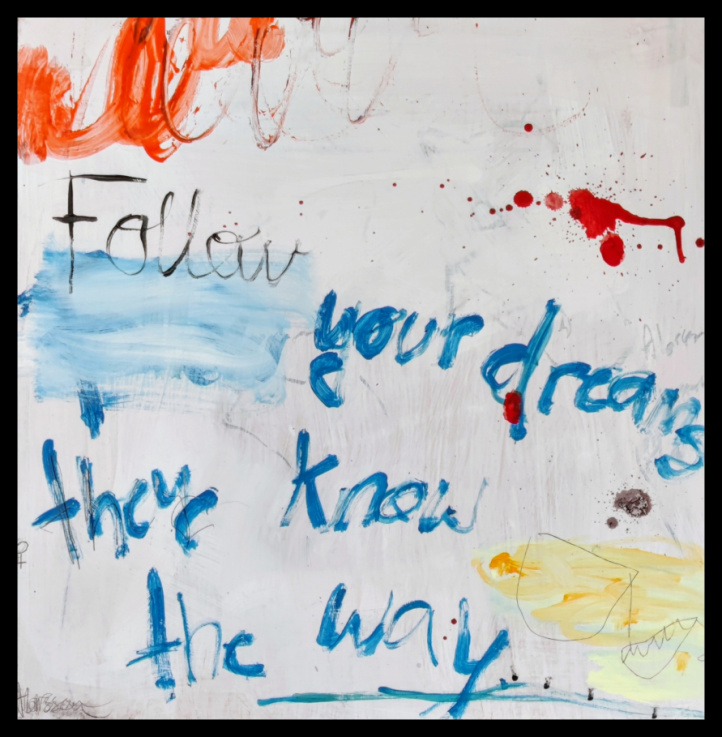 Follow your dreams i gruppen Alla konstverk / Abstrakt hos NOA Gallery (100176_Follow)